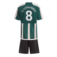 Manchester United Bruno Fernandes #8 Replica Away Minikit 2023-24 Short Sleeve (+ pants)